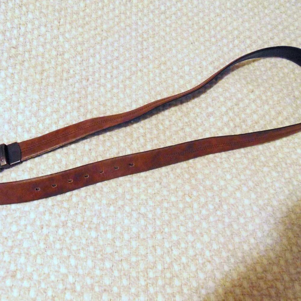 Columbia Brown Buckle Belt Plus 2X Quiet Utility Normcore Minimalist Gorpcore